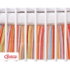 Bedrok Maskerende Ruche voor Babybed 140x70 cm - Harten Oranje Snijder