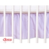 Bedrok Maskerende Ruche voor Babybed 140x70 cm - Harten Purper