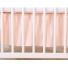 Bedrok  Ruche voor Kinderbed 120x60 cm -  Poederroze Little Prince Princess