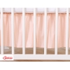 Bedrok  Ruche voor Kinderbed 120x60 cm -  Poederroze Little Prince Princess