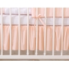 Bedrok  Ruche voor Kinderbed 120x60 cm -  Poederroze Little Prince Princess