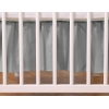 Bedrok voor Baby Ledikant 120x60 cm - Harten Antraciet