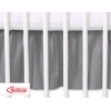 Bedrok voor Baby Ledikant 120x60 cm - Harten Antraciet