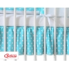 Bedrok voor Baby Ledikant 120x60 cm - Harten Turkoois Polkaprikker