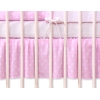 Bedrok voor Babybed 120x60 cm - Harten Roze Polkaprikker