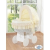 Bekleding wieg Kap Handvat voor Baby Wiegje Beige