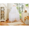 Bijzetbed baby met Matras en beddengoed -  Beige Polkaprikker