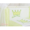 Bijzetbed baby met Matras en beddengoed -  Groen Little Prince Princess