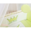 Bijzetbed baby met Matras en beddengoed -  Groen Little Prince Princess