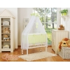 Bijzetbed baby met Matras en beddengoed -  Groen Little Prince Princess