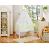 Bijzetbed baby met Matras en beddengoed -  Groen Little Prince Princess