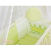 Bijzetbed baby met Matras en beddengoed -  Groen Little Prince Princess