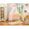 Bijzetbed baby met Matras en beddengoed -  Perzik Little Prince Princess
