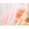 Bijzetbed baby met Matras en beddengoed -  Perzik Little Prince Princess