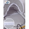 Brocante Babywieg Rotan Grijs Victoria