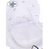 Brocante Babywieg Rotan Kribbe Wit Sisi