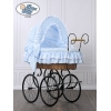 Brocante Retro Babywiegje Blauw Victoria