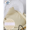 Brocante Retro Rieten Wieg Wit Beige Christine