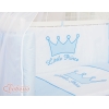 Co-sleeper Kinderbed met Matras en beddengoed -  Blauw Little Prince Princess