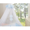 Co-sleeper Kinderbed met Matras en beddengoed -  Blauw Little Prince Princess