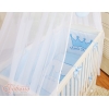 Co-sleeper Kinderbed met Matras en beddengoed -  Blauw Little Prince Princess