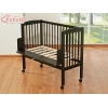 Co-sleeper Kinderbed met Matras en beddengoed -  Bruin