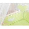 Co-sleeper Kinderbed met Matras en beddengoed -  Groen