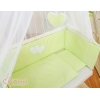 Co-sleeper Kinderbed met Matras en beddengoed -  Groen