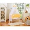 Co-sleeper Kinderbed met Matras en beddengoed -  Perzik