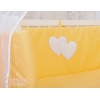 Co-sleeper Kinderbed met Matras en beddengoed -  Perzik