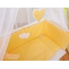 Co-sleeper Kinderbed met Matras en beddengoed -  Perzik