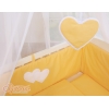 Co-sleeper Kinderbed met Matras en beddengoed -  Perzik