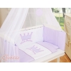 Co-sleeper Kinderbed met Matras en beddengoed -  Purper Little Prince Princess