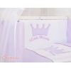 Co-sleeper Kinderbed met Matras en beddengoed -  Purper Little Prince Princess