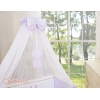 Co-sleeper Kinderbed met Matras en beddengoed -  Purper Little Prince Princess