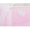 Co-sleeper Kinderbed met Matras en beddengoed -  Roze