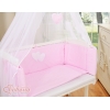 Co-sleeper Kinderbed met Matras en beddengoed -  Roze