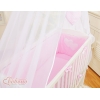 Co-sleeper Kinderbed met Matras en beddengoed -  Roze