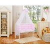 Co-sleeper Kinderbed met Matras en beddengoed -  Roze