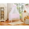 Co-sleeper Kinderbed met Matras en beddengoed -  Roze