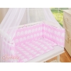 Co-sleeper Kinderbed met Matras en beddengoed -  Roze