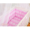 Co-sleeper Kinderbed met Matras en beddengoed -  Roze
