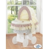 Bekleding voor babywieg met handvat