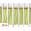 Decoratieve Bedrok Stofhoes Maskerende Ruche voor Kinderbed 140x70 cm - Harten Groen Snijder