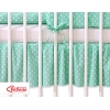 Decoratieve Bedrok Stofhoes Ruche voor Kinderbed 140x70 cm - Harten Mint Polkaprikker