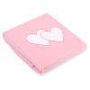 Deken van Polar Fleece voor Baby - Harten Roze