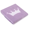Deken van Polar Fleece voor Baby -  Purper Little Prince Princess