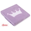 Deken van Polar Fleece voor Baby -  Purper Little Prince Princess