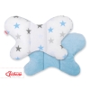 Dubbelzijdig Antischokkussen voor hoofd van de baby Blauw Sterren