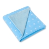 Dubbelzijdig  Dekentje voor Baby Autostoel Blauw